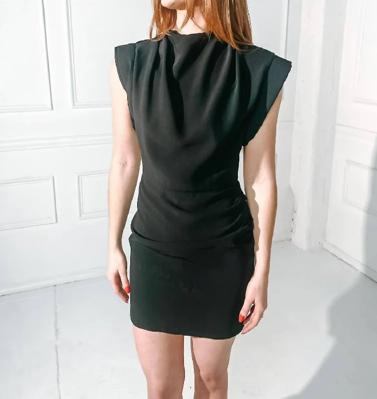 Vintage-Modern Style Offers Edrina Dress In Black