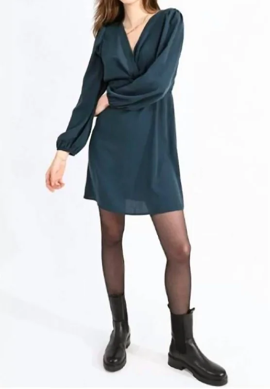 Unbeatable Prices Gloria Twist Dress In Ebba Green