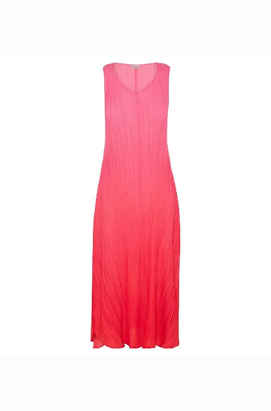 Women's Clothes Long Estrella Dress In Rosehip