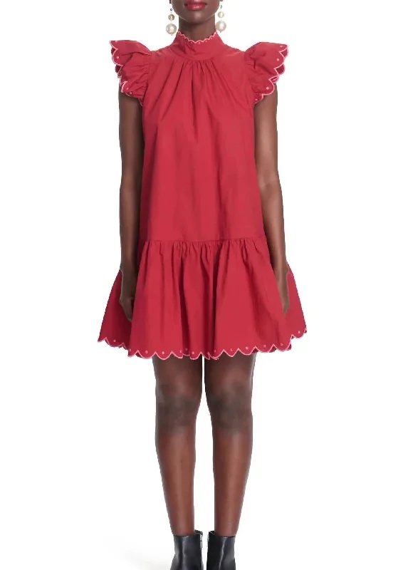 Urban Femme Streetwear Charlotte Dress In Dahlia