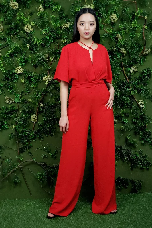 Shop Sales Necee Jumpsuit Red