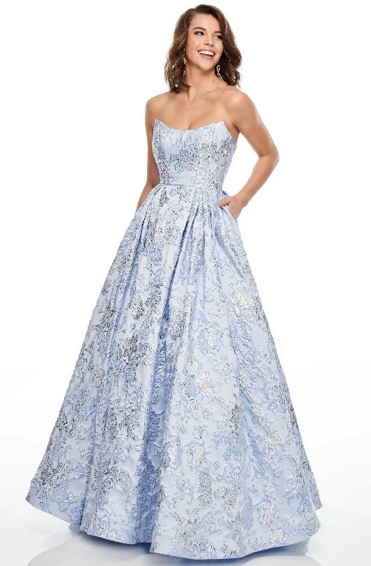 Brand Name Clothing Discount Extravaganza Rachel Allan Prom - Strapless Metallic Ballgown 7104 - 1 pc Periwinkle In Size 06 Available Brand Name Clothing Discount Extravaganza Rachel Allan Prom - Strapless Metallic Ballgown 7104 - 1 pc Periwinkle In Size 06 Available