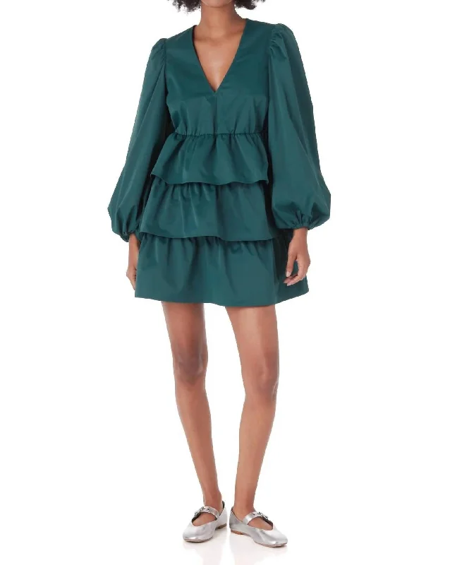 Women's Comfortable Lounge Garments Lauren Dress In Balsam