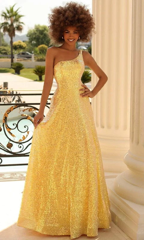 Affordable Women’s Clothing Online Clarisse 810563 - Asymmetrical Sequined A-line Gown Affordable Women’s Clothing Online Clarisse 810563 - Asymmetrical Sequined A-line Gown