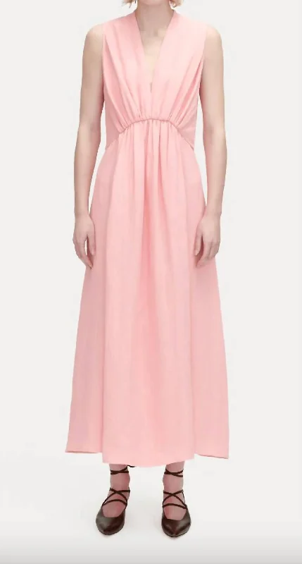 Elegant Women's Evening Garments Ventosa Dress In Pink