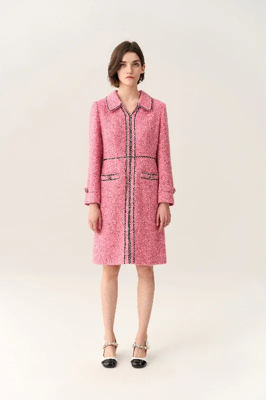 Clothing Online Lapel Midi Dress