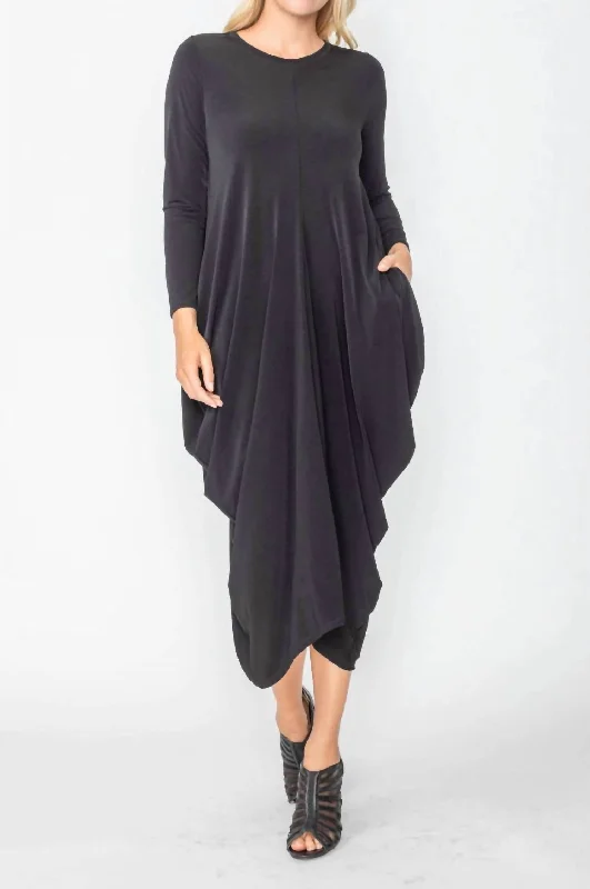 Stylish Women's Apparel Calling Cabo Dress In Black