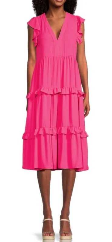 Latest Fashion for Women Chamomile Dress In Hibiscus
