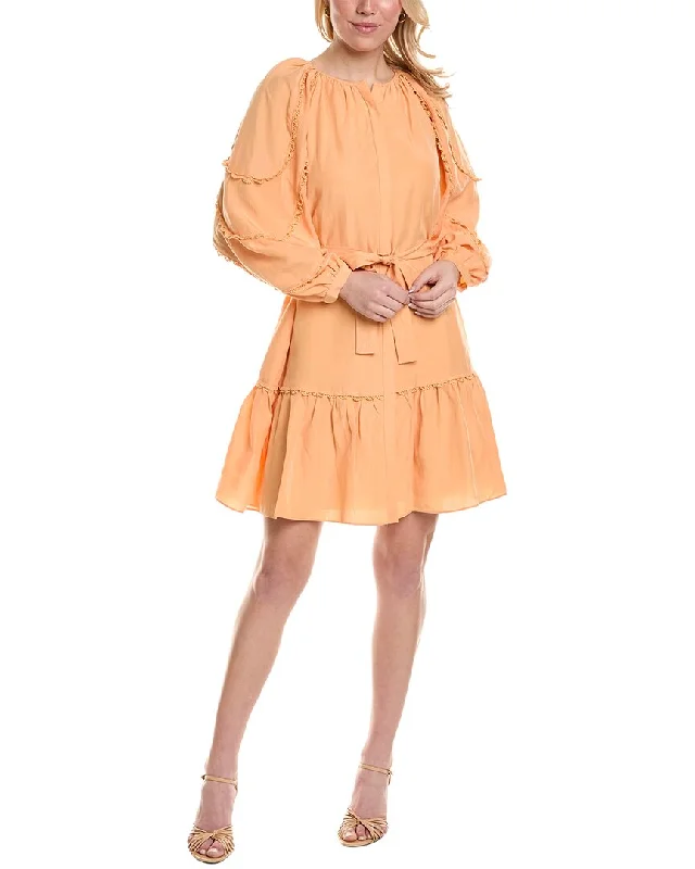 Limited Stock, Unlimited Style Kobi Halperin Meadow Linen-Blend Peasant Dress