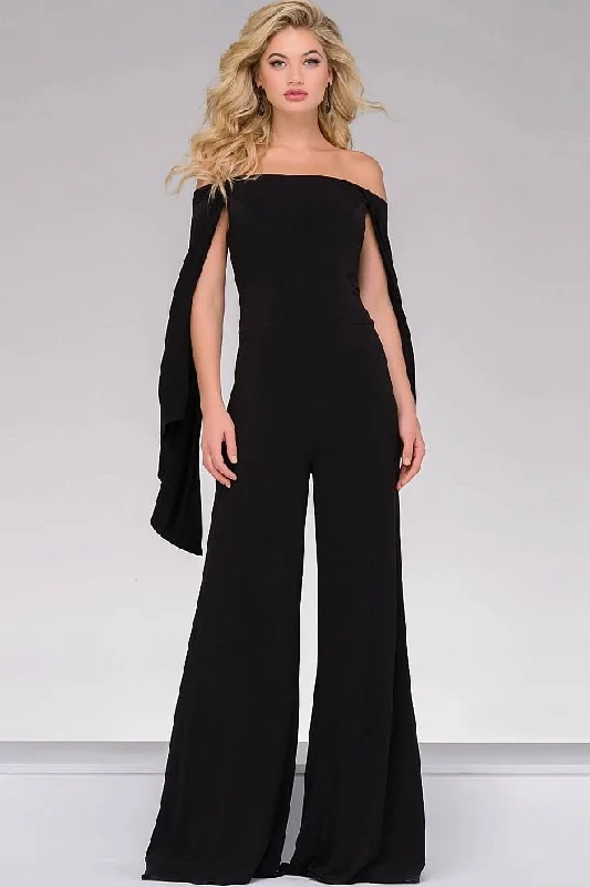 Bundle Offer Jovani 39598 Off the Shoulder Jersey Jumpsuit 1 pc Black in size 6 Available Bundle Offer Jovani 39598 Off the Shoulder Jersey Jumpsuit 1 pc Black in size 6 Available
