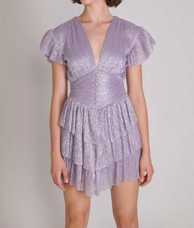 Trendy Pulse Devon Dress In Lilac