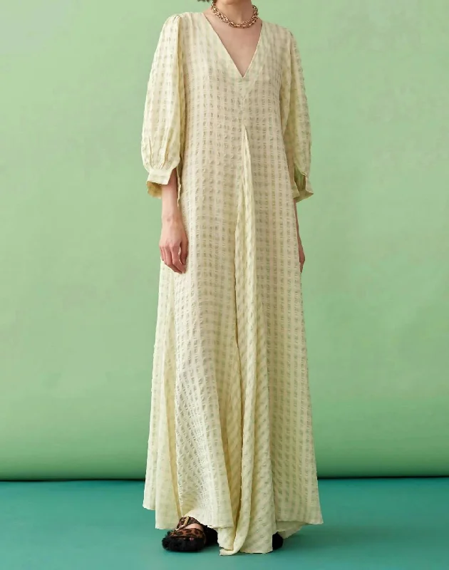 Women's Professional Clothes Fennie Dress In Green Check
