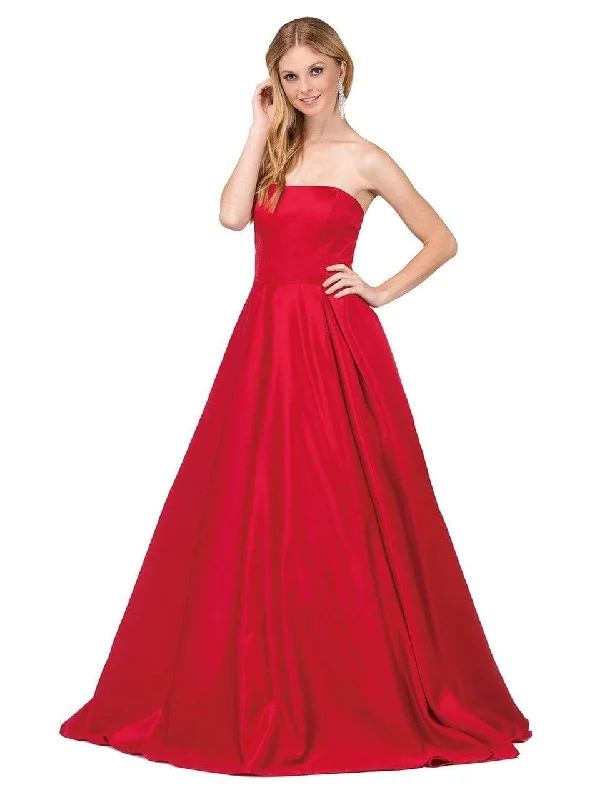 Athleisure Wear Promotion Dancing Queen - Strapless Corset Back Pleated Ballgown 2211 Athleisure Wear Promotion Dancing Queen - Strapless Corset Back Pleated Ballgown 2211