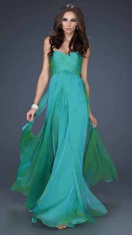 Exclusive Discount La Femme 17111SC Strapless Ruched Long Gown in Jungle Green - 1 Pc Jungle Green in Size 6 Available Exclusive Discount La Femme 17111SC Strapless Ruched Long Gown in Jungle Green - 1 Pc Jungle Green in Size 6 Available