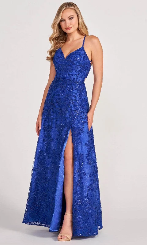 Online Impressions Boutique Colette for Mon Cheri CL2028 - Glittering Lace Applique Plus Size Prom Gown Online Impressions Boutique Colette for Mon Cheri CL2028 - Glittering Lace Applique Plus Size Prom Gown