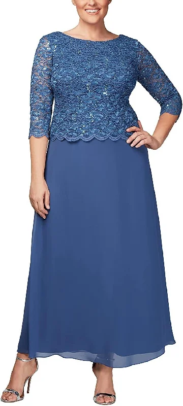 Stylish Women’s Clothes for Work and Play Alex Evenings AE412655 Plus Size Long Formal Dress Stylish Women’s Clothes for Work and Play Alex Evenings AE412655 Plus Size Long Formal Dress