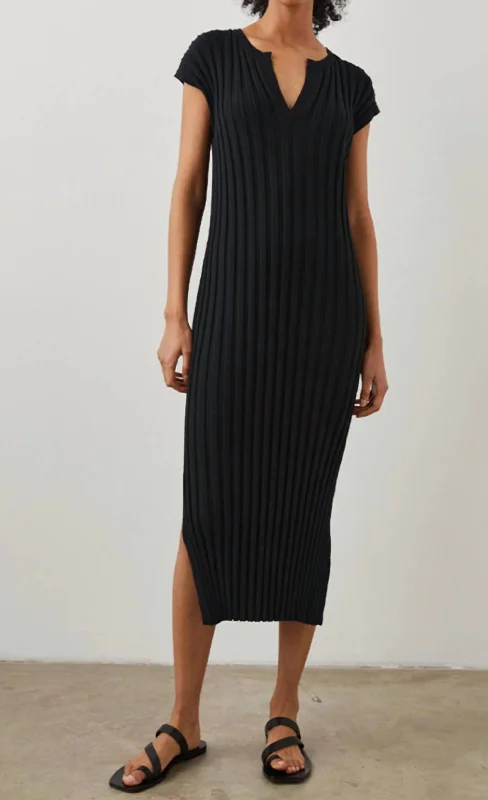 Seasonal Women's Fashion Trends Ashley Dress In Black