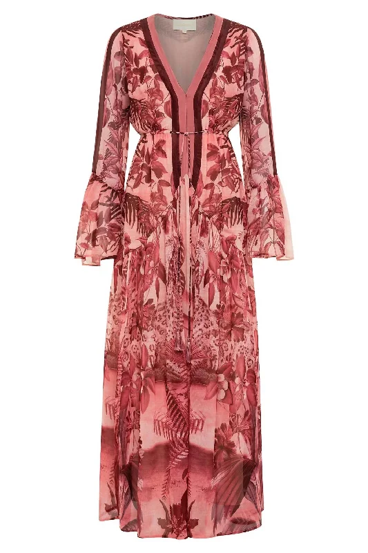 Clearance Event Jude Dress In Sepia Jungle