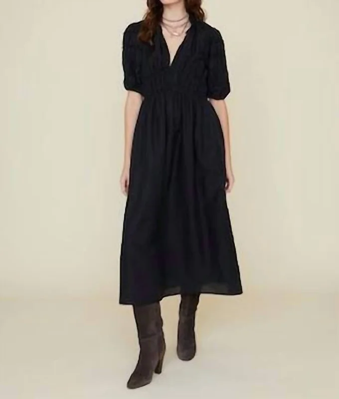 Relaxed Style Kara Dress In Black