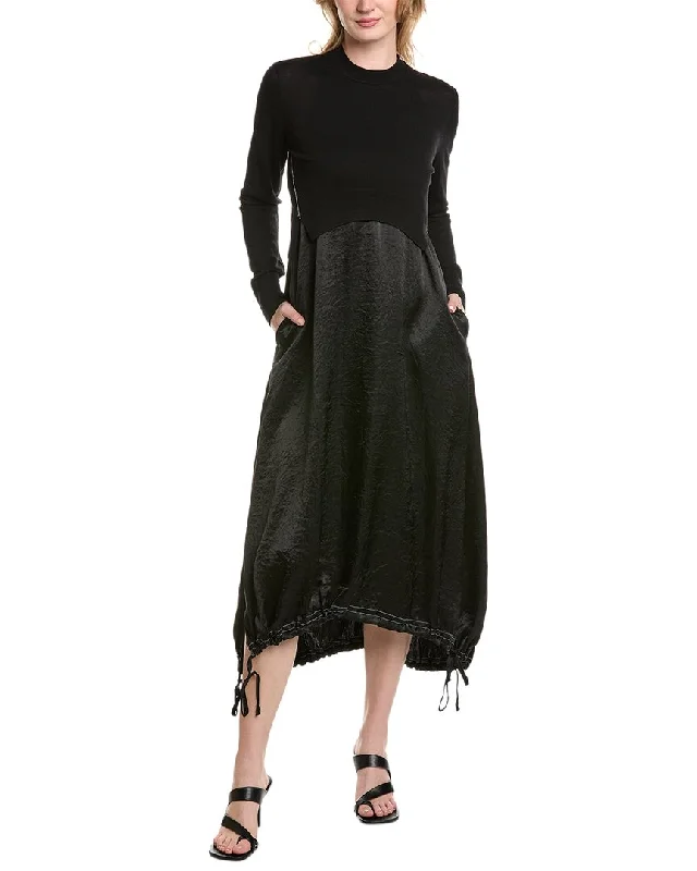 Women's Fashionable Attire For Work AllSaints Bee Twofer Wool Slip Dress