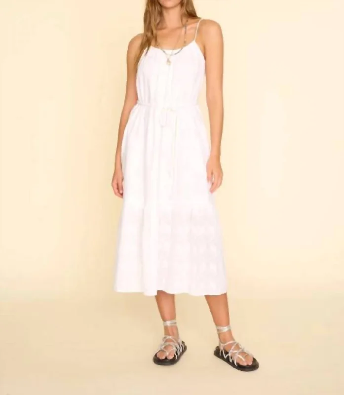 Feminine Elegance Kennedy Dress In White