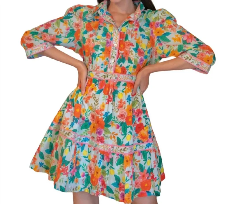 Stylish Women's Outfit Jolyn Dress In Multi