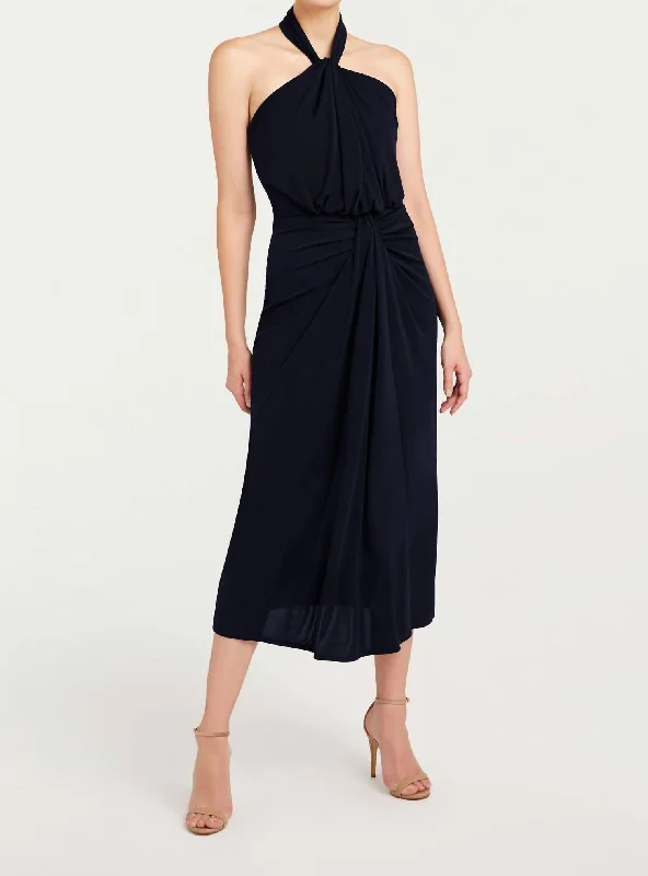 Comfortable Clothes Kaily Dress In Navy