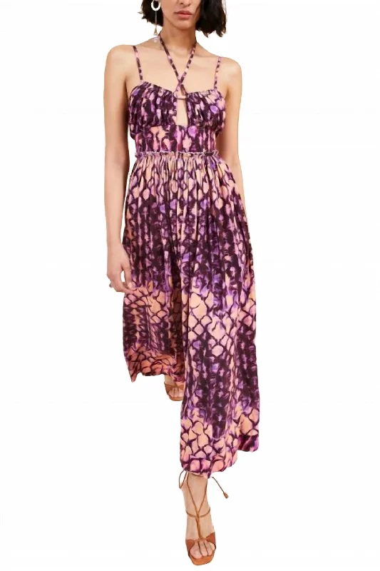 Clothes Woman Freya Dress In Wisteria