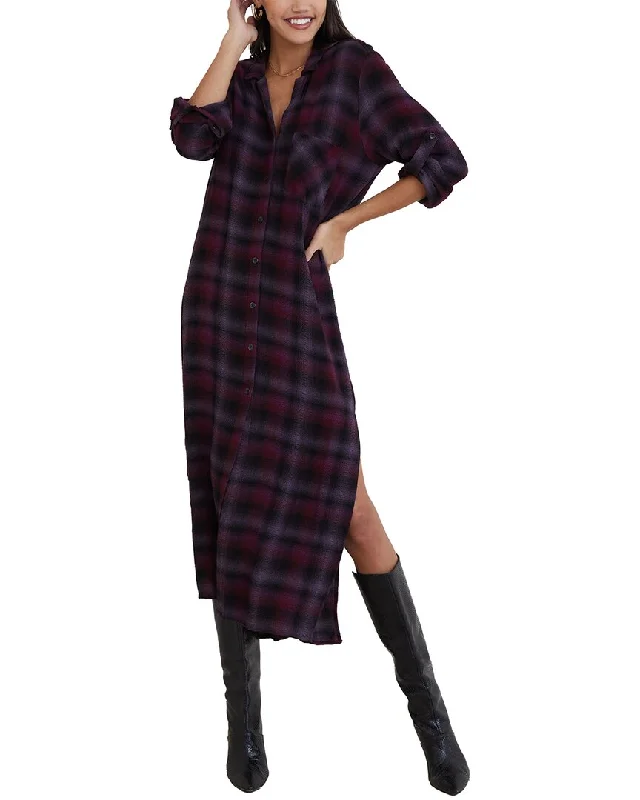 Premium Quality At Unbeatable Prices Bella Dahl Rolled Sleeve Duster Dress