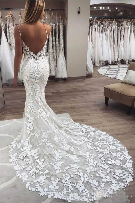 Festival Fashion Roycebridal Spaghetti Strap Vintage Mermaid Lace Appliques Wedding Dress,MW288 Festival Fashion Roycebridal Spaghetti Strap Vintage Mermaid Lace Appliques Wedding Dress,MW288