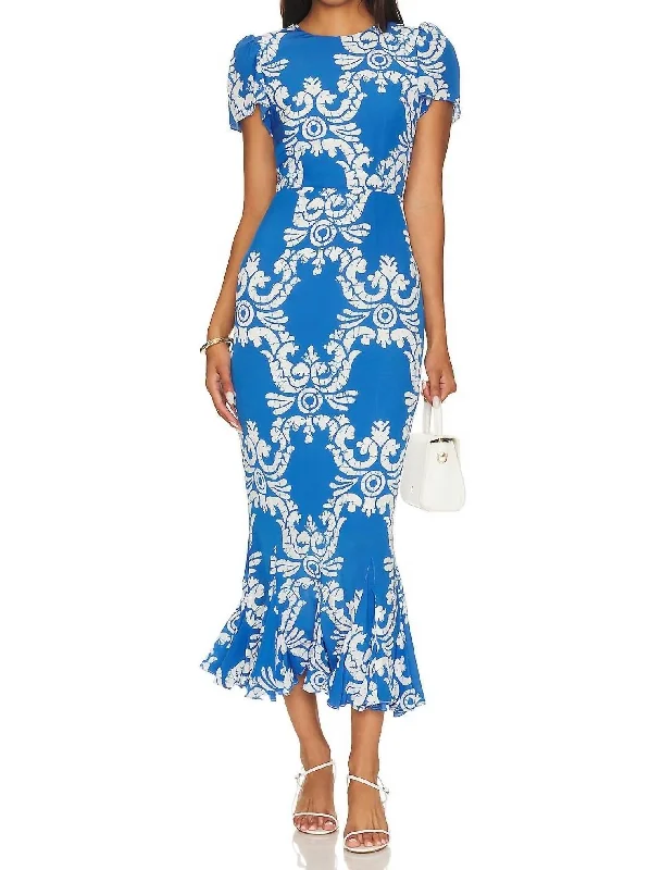 Stylish Women's Garments For Holidays Lulani Dress In Batik Grid