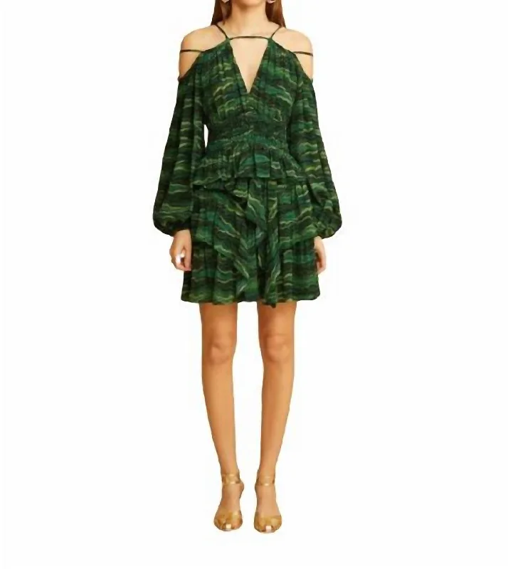Stylish Savings Silvia Dress In Peacock