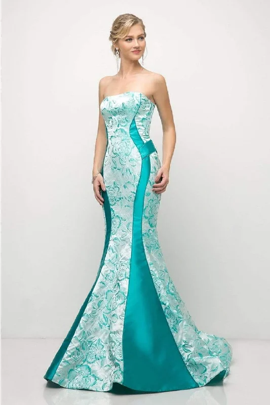 Your Timeless Wardrobe Awaits Cinderella Divine - US001 Floral Strapless Mermaid Gown Your Timeless Wardrobe Awaits Cinderella Divine - US001 Floral Strapless Mermaid Gown
