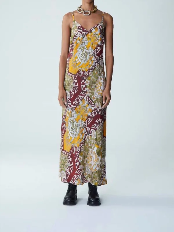 Classic Women's Fashion Mendoza Isabel Slip Dress In Cactus