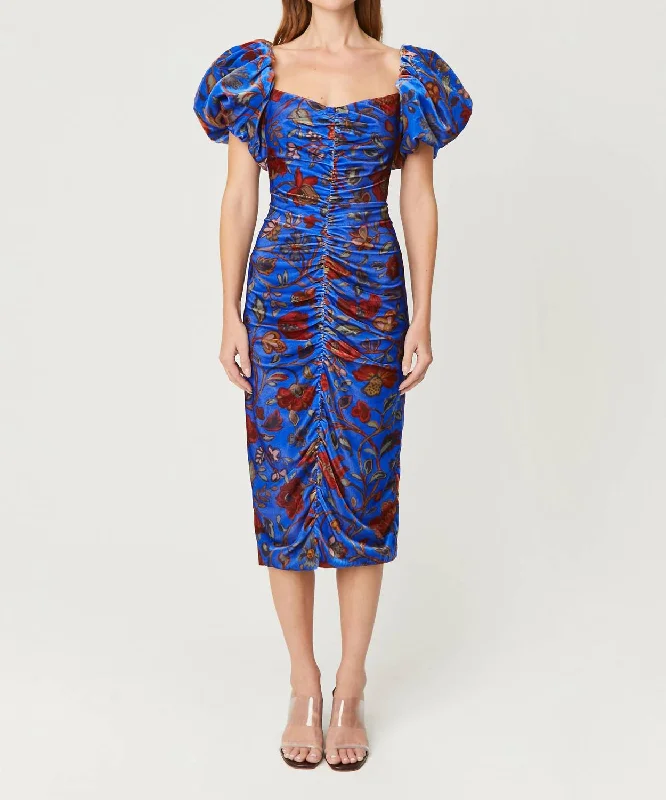 Women's Clothing Outfit Set Tessa Dress In Royal Vichy Rose Grande