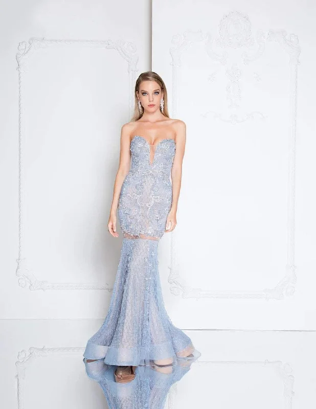 Boutique Dress Online Terani Couture - 1812GL5369X Beaded Sweetheart Illusion Mermaid Gown Boutique Dress Online Terani Couture - 1812GL5369X Beaded Sweetheart Illusion Mermaid Gown