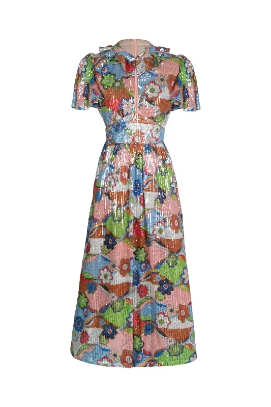Fashion Forward Femme Celestre Dress In Hues Of Happiness