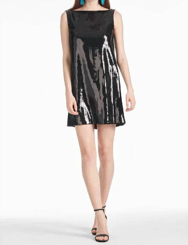 Grab Romantic Date - Night Styles Now Sequin Addy Dress In Black