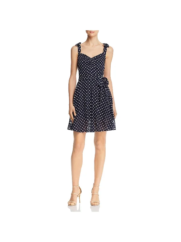Save More On The Styles You Love Womens Polka Dot Fit & Flare Sundress