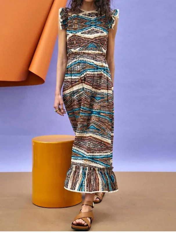 Stylish Savings Hayward Dress In Zig Zag