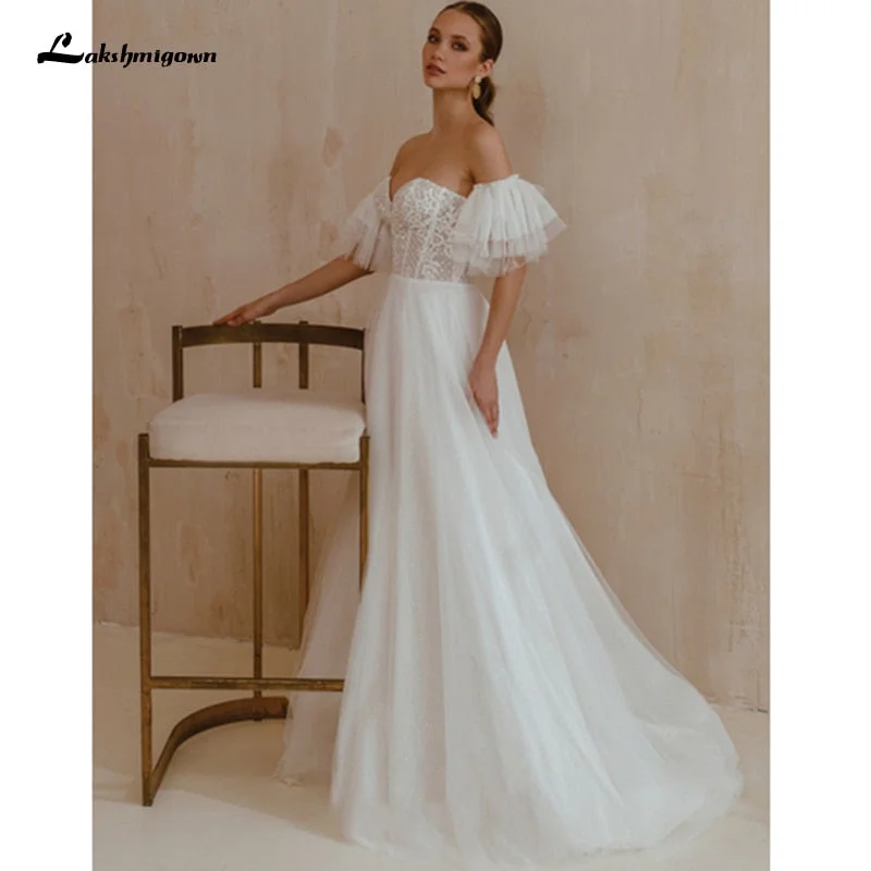 Clothes Sales Roycebridal Sweetheart Neck Wedding Dress with short sleeves Vestidos de Novia Lace Appliques Wedding Gowns Robe Mariage Lakshmigown Clothes Sales Roycebridal Sweetheart Neck Wedding Dress with short sleeves Vestidos de Novia Lace Appliques Wedding Gowns Robe Mariage Lakshmigown