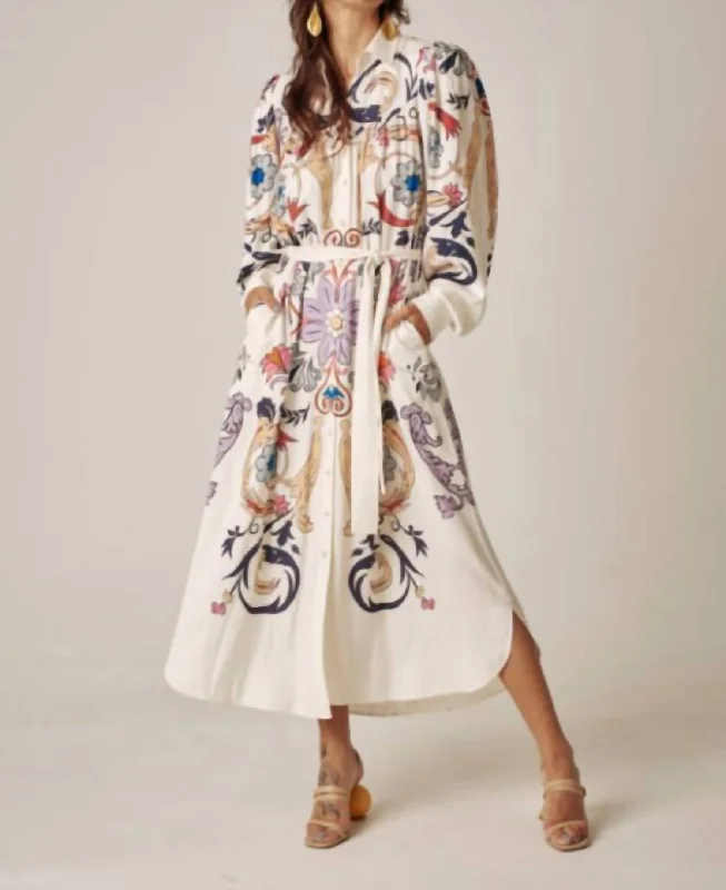 Discover Now Luna Dress In White