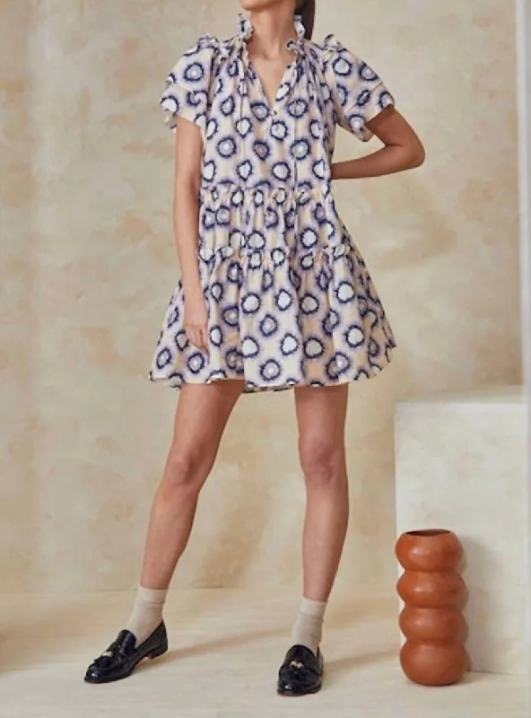 Step Ahead, Lead The Trend Merritt Dress In London Rain Cream