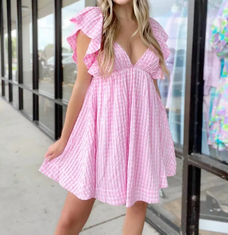 Mega Sales Feels So Sweet Dress In Pink