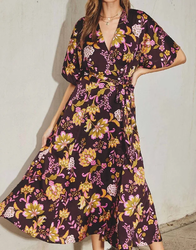Relaxed Style Fall Favorite Dress In Fig