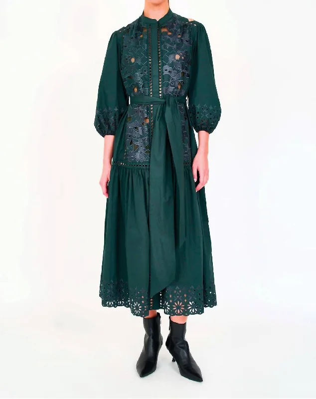 Casual Apparel For Women Sasha Dress In Evergreen