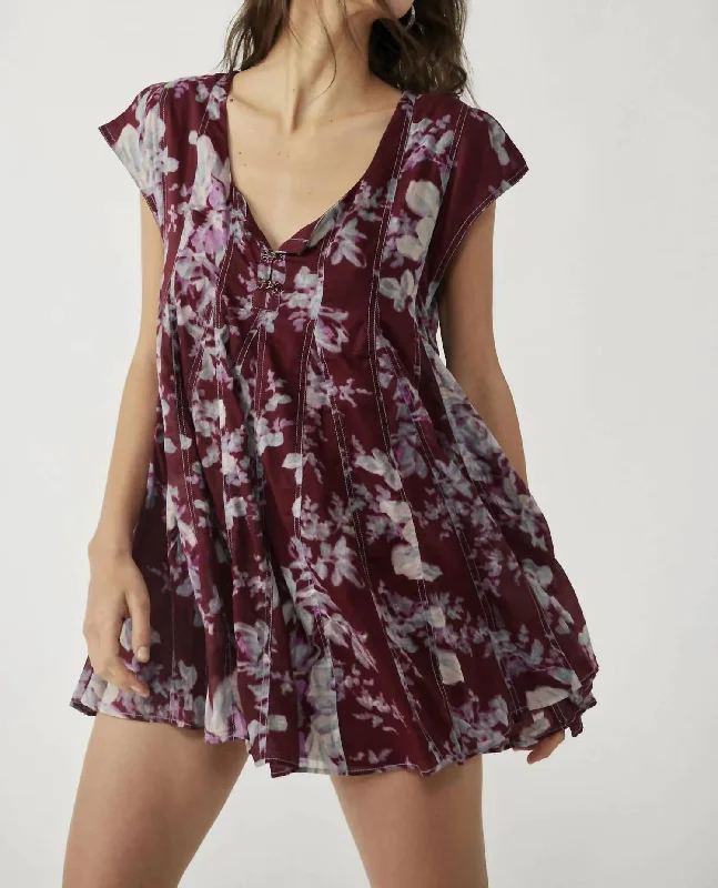 Charming Women's Clothes For Special Events Sully Dress In Raisin Combo