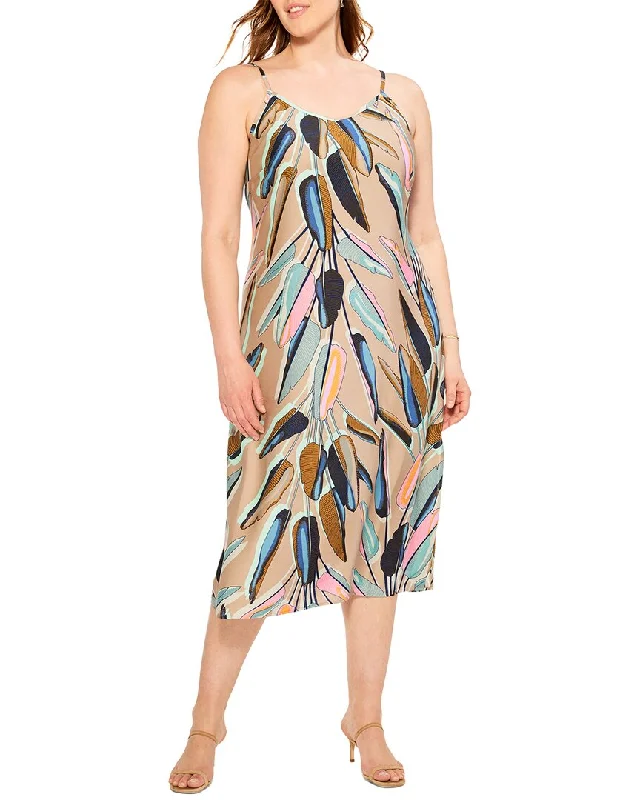Hot Styles NIC+ZOE Plus Banana Leaves Slip Dress