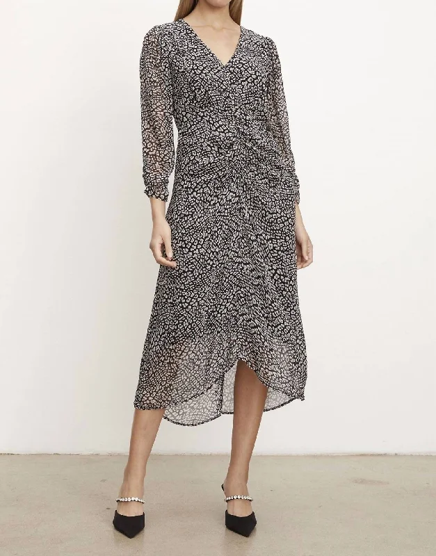 Graceful Fashion Cailey Dress In Animal