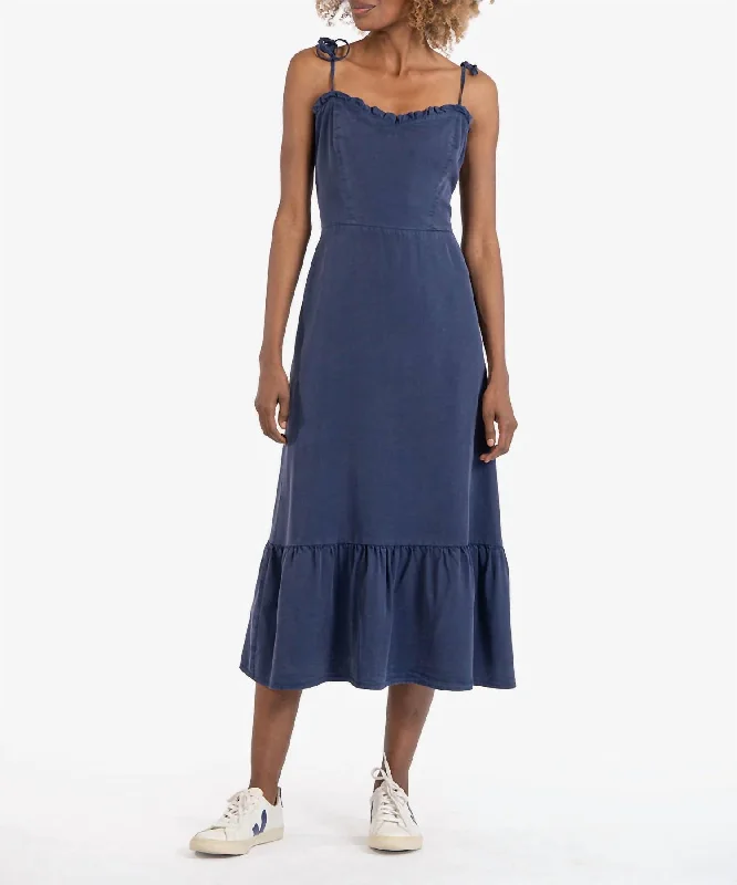 Trendy And Timeless Styles Now At Exclusive Discounts Meriah Sundress In Navy